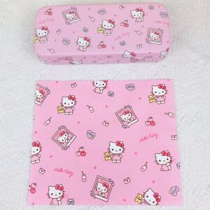 Gaatpot (Toutou cat + glasses cloth) Portable Anti-Fall Prure Resistant Children's Eyegl Gaatpot (Toutou cat + glasses cloth) Portable Anti-Fall Prure Resistant Children's Eyegl