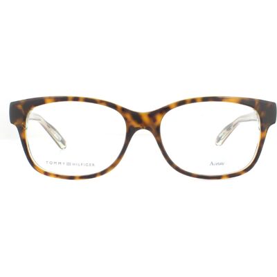 Tommy Hilfiger Glasses Frames TH 1017 1IL Havana Transparent Grey Men Women Tommy Hilfiger Glasses Frames TH 1017 1IL Havana Transparent Grey Men Women