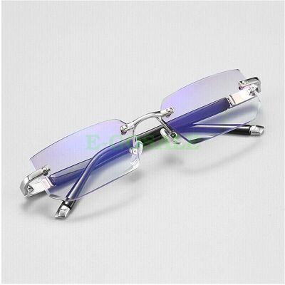 PAKTOO (+250) Unisex Tinted Rimless Reading Glasses Blue Light Blocking Readers 1.0 ~ 4 PAKTOO (+250) Unisex Tinted Rimless Reading Glasses Blue Light Blocking Readers 1.0 ~ 4