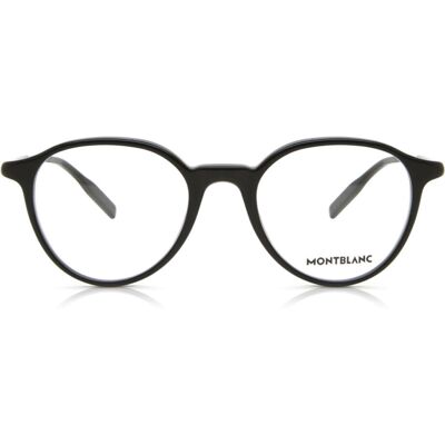 Montblanc Black Snowcap Eyeglasses - Eyeglasses Montblanc Black Snowcap Eyeglasses - Eyeglasses