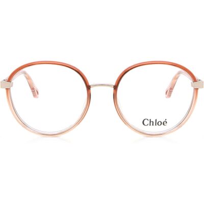 Chloé CH0033O Brown Round Eyeglasses - Eyeglasses Chloé CH0033O Brown Round Eyeglasses - Eyeglasses