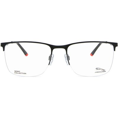 Jaguar - 3617 6100 - Black - Rectangular - Eyeglasses Jaguar - 3617 6100 - Black - Rectangular - Eyeglasses