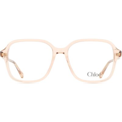 Chloé CH0313O 005 Pink Square Acetate Eyewear - Eyewear Chloé CH0313O 005 Pink Square Acetate Eyewear - Eyewear