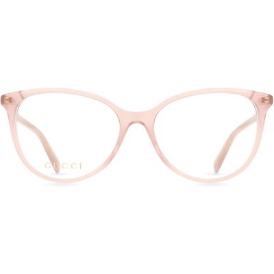 Gucci GG1359O 004 Pink Cat-Eye Glasses - Eyeglasses Gucci GG1359O 004 Pink Cat-Eye Glasses - Eyeglasses