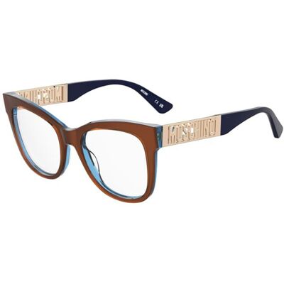MOSCHINO MOS641 I7B Bronze Metalized Eyewear Frames - Eyewear Frames MOSCHINO MOS641 I7B Bronze Metalized Eyewear Frames - Eyewear Frames