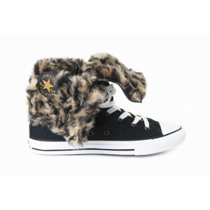 (UK 11-EU 28.5) CONVERSE CT KNEE-HI BLACK FUR TRIM JUNIORS 640473F UK 10-5 (UK 11-EU 28.5) CONVERSE CT KNEE-HI BLACK FUR TRIM JUNIORS 640473F UK 10-5