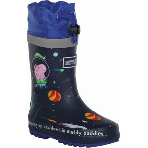 (12K UK, Navy Space) Regatta Kids Peppa Pig Splash Outdoor Wellington Boots Rain (12K UK, Navy Space) Regatta Kids Peppa Pig Splash Outdoor Wellington Boots Rain