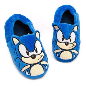 (2 UK) Sonic the Hedgehog 3D Slippers (Boys Blue) (2 UK) Sonic the Hedgehog 3D Slippers (Boys Blue)
