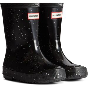 (Black, 5 (Adults')) Hunter Kids First Giant Glitter Rubber Black Wellington Boo (Black, 5 (Adults')) Hunter Kids First Giant Glitter Rubber Black Wellington Boo