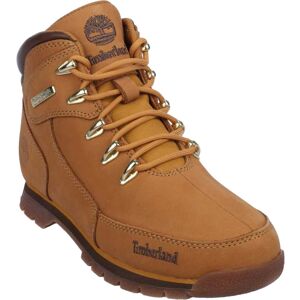 (5 UK, Wheat) Timberland Boys Euro Rock Leather Lace Up Boots (5 UK, Wheat) Timberland Boys Euro Rock Leather Lace Up Boots
