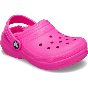 (Pink, 1 (Adults')) Crocs Classic Lined Thermoplastic Kid's Pink Crush Clogs (Pink, 1 (Adults')) Crocs Classic Lined Thermoplastic Kid's Pink Crush Clogs