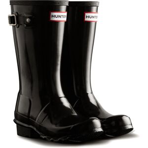 (Black, 12 (Adults')) Hunter Junior Originals Gloss Boot Rubber Kid's Black Well (Black, 12 (Adults')) Hunter Junior Originals Gloss Boot Rubber Kid's Black Well