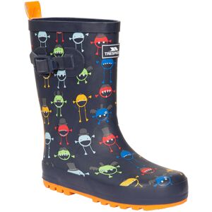 (3, Monster Print) Trespass Kids Welly Boot Wellies Puddle (3, Monster Print) Trespass Kids Welly Boot Wellies Puddle