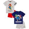 Nintendo Wii U  Nintendo 3DS (Blue, 5-6 Years) Super Mario Pyjamas Boys Shorts   Nintendo Kids Blue OR Red Sh