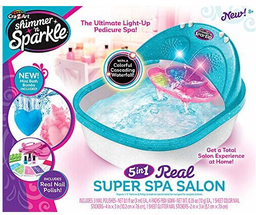 Cra-Z-Art Shimmer ?n Sparkle 6-in-1 Real Massaging Foot Spa for Kids