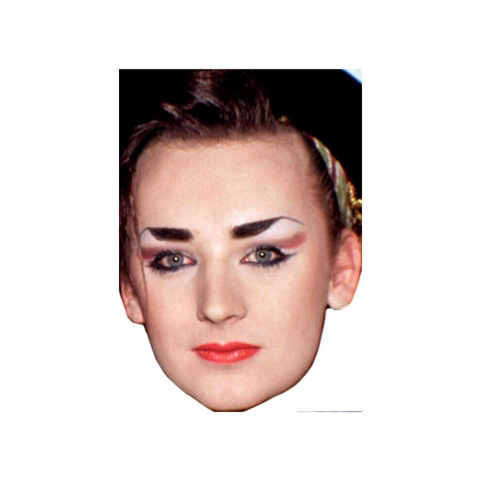 Music Stars Boygeorge Portable Music celebrity Party Face Fancy Dress