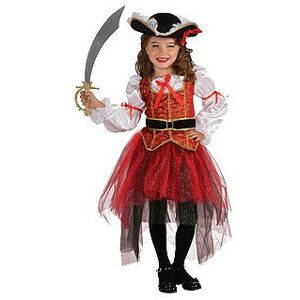 Rubies 3-4 Years Girls Princess Pirate Costume Rubies 3-4 Years Girls Princess Pirate Costume