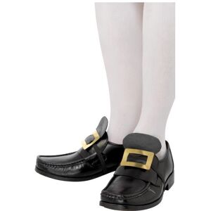 Smiffys Smiffy's Tales Of Old England Metal Shoe Buckle With Elastic Strap - Gold Smiffys Smiffy's Tales Of Old England Metal Shoe Buckle With Elastic Strap - Gold