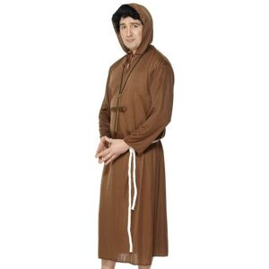 Smiffys Smiffy's Adult Men's Monk Costume, Hooded Robe And Belt, Saints And Sinners, - Smiffys Smiffy's Adult Men's Monk Costume, Hooded Robe And Belt, Saints And Sinners, -