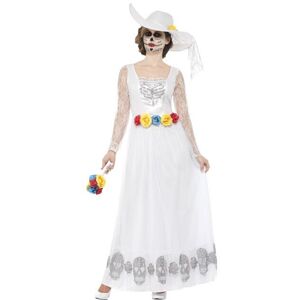 Smiffys Smiffy's 44657x1 Women's Day Of The Dead Skeleton Bride Costume (x-large) - cos Smiffys Smiffy's 44657x1 Women's Day Of The Dead Skeleton Bride Costume (x-large) - cos