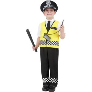 Smiffys Smiffy's Police Boy Costume, Top, Trousers, Hat And Radio Set, Ages 4-6, - Smiffys Smiffy's Police Boy Costume, Top, Trousers, Hat And Radio Set, Ages 4-6, -