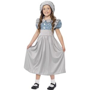 Smiffys Smiffy's Children's Victorian School Girl Costume, Dress & Hat, Ages 4-6, - Smiffys Smiffy's Children's Victorian School Girl Costume, Dress & Hat, Ages 4-6, -