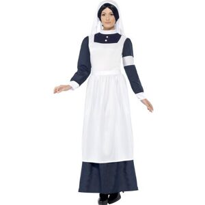 Smiffys Smiffy's Adult Women's Great War Nurse Costume, Dress And Headpiece, Tales Of - Smiffys Smiffy's Adult Women's Great War Nurse Costume, Dress And Headpiece, Tales Of -