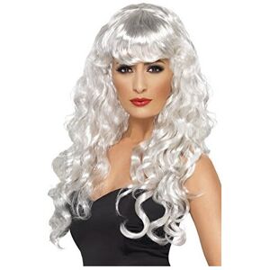 Smiffys Adult's White Long Siren Wig - wig siren white long fancy dress curly ladies ha Smiffys Adult's White Long Siren Wig - wig siren white long fancy dress curly ladies ha
