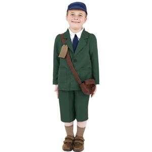 Smiffys Smiffy's World War Ii Evacuee Boy Costume, Coat, Trousers, Hat And Bag, Ages - Smiffys Smiffy's World War Ii Evacuee Boy Costume, Coat, Trousers, Hat And Bag, Ages -