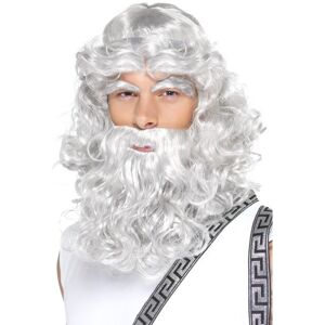 Smiffy's Zeus Wig - Grey - wig zeus grey smiffys beard eyebrows fancy dress Smiffy's Zeus Wig - Grey - wig zeus grey smiffys beard eyebrows fancy dress