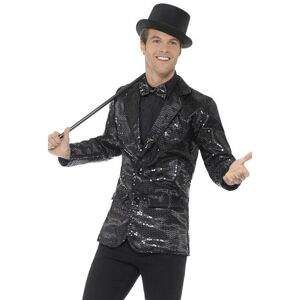 Smiffys Smiffy's 46984m Sequin Men's Jacket (medium) - sequin jacket mens fancy dress a Smiffys Smiffy's 46984m Sequin Men's Jacket (medium) - sequin jacket mens fancy dress a