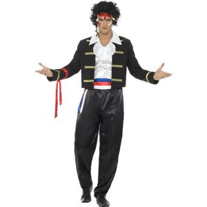 Smiffys Smiffy's 44751m Black 80s New Romantic Costume - mens fancy dress costume new r Smiffys Smiffy's 44751m Black 80s New Romantic Costume - mens fancy dress costume new r