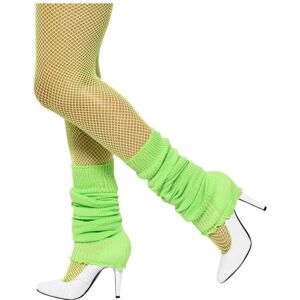 Smiffys Neon Green Legwarmers - neon green leg warmers legwarmers fancy dress 80s smiff Smiffys Neon Green Legwarmers - neon green leg warmers legwarmers fancy dress 80s smiff