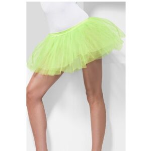 Smiffys 30cm Neon Green Tutu Underskirt - tutu neon underskirt green fancy dress 80s sm Smiffys 30cm Neon Green Tutu Underskirt - tutu neon underskirt green fancy dress 80s sm