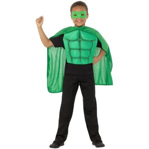 Smiffys Kids Superhero Kit Green, Eyemask EVA & Cape,Boys Fancy Dress Age 4-7 Smiffys Kids Superhero Kit Green, Eyemask EVA & Cape,Boys Fancy Dress Age 4-7
