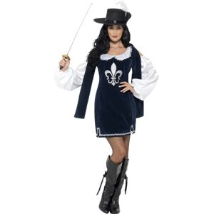 Smiffys Musketeer Female Costume, UK 8-10 Smiffys Musketeer Female Costume, UK 8-10