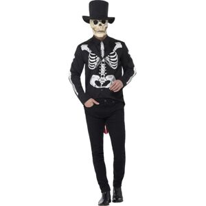 Smiffys Day of the Dead Señor Skeleton Costume, Large Smiffys Day of the Dead Señor Skeleton Costume, Large
