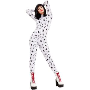 Smiffys Womens Bug Print Catsuit Halloween Fancy Dress Costume Size 12-14 Smiffys Womens Bug Print Catsuit Halloween Fancy Dress Costume Size 12-14