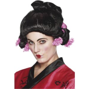 Smiffys Geisha wig Japan Japanese geisha wig Size Smiffys Geisha wig Japan Japanese geisha wig Size