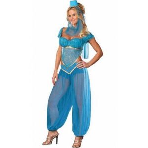 Papootz (S) Sexy Princess Jasmine Belly Dancer 5 Piece Fancy Dress Papootz (S) Sexy Princess Jasmine Belly Dancer 5 Piece Fancy Dress