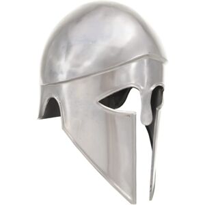 vidaXL Greek Medieval Knight Helmet LARP Replica Silver Steel Armour Weapon vidaXL Greek Medieval Knight Helmet LARP Replica Silver Steel Armour Weapon