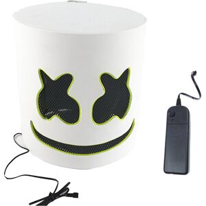 Unbranded MarshMello Helmet LED Mask Halloween Costume Mask Unbranded MarshMello Helmet LED Mask Halloween Costume Mask