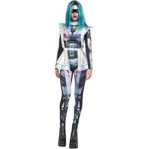 Smiffys Womens Metallic Space Alien Fancy Dress Costume (Size 8-10) Smiffys Womens Metallic Space Alien Fancy Dress Costume (Size 8-10)