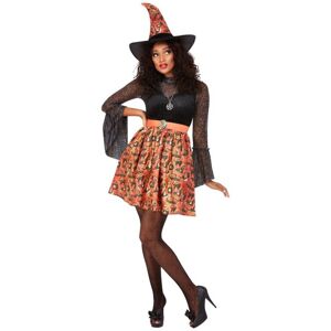 Smiffys Womens Orange Vintage Witch Fancy Dress Costume (Size 16-18) Smiffys Womens Orange Vintage Witch Fancy Dress Costume (Size 16-18)