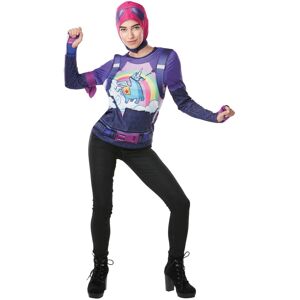 Rubies (Age (11-12 years)) Tween Brite Bomber Top and Snood - Fortnite - Girls Costume Rubies (Age (11-12 years)) Tween Brite Bomber Top and Snood - Fortnite - Girls Costume