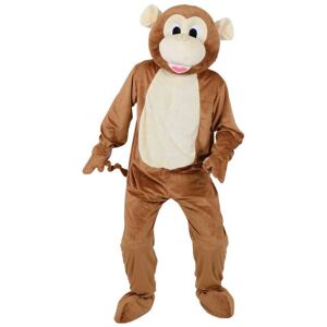 Wicked Costumes Premium Monkey Mascot Costume - Adult Size Fur Bodysuit with Head, Hands & Feet Wicked Costumes Premium Monkey Mascot Costume - Adult Size Fur Bodysuit with Head, Hands & Feet