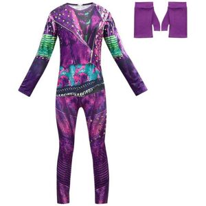 Unbranded (Purple, 5-6 Years) Girls Descendants 3 Audrey Mal Costume Kids Cosplay Jumpsuit Unbranded (Purple, 5-6 Years) Girls Descendants 3 Audrey Mal Costume Kids Cosplay Jumpsuit