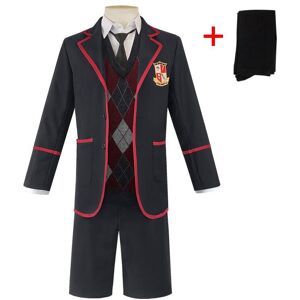 Unbranded (Shorts Set, M) The Umbrella Academy School Uniform Cosplay Costume Suit Unbranded (Shorts Set, M) The Umbrella Academy School Uniform Cosplay Costume Suit