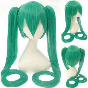 Unbranded (Green-Wig, One Size Fit Most) Hatsune Miku VOCALOID cosplay costume complete se Unbranded (Green-Wig, One Size Fit Most) Hatsune Miku VOCALOID cosplay costume complete se