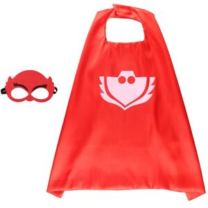 Unbranded (Red Cape+Mask, 70*110cm/27.56*43.31in) Noble Kids Pajama Mask Costume Mask Hall Unbranded (Red Cape+Mask, 70*110cm/27.56*43.31in) Noble Kids Pajama Mask Costume Mask Hall